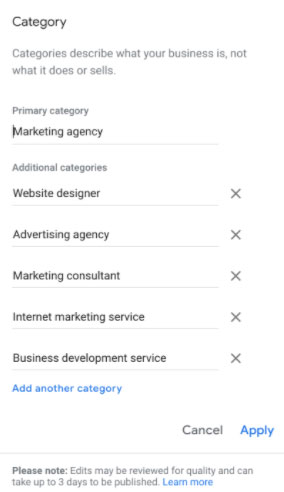 Configurazione di Google My Business e Google Maps