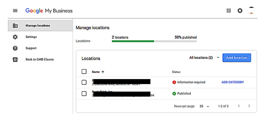 Configurazione di Google My Business e Google Maps