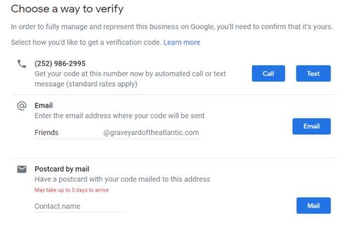Configurazione di Google My Business e Google Maps