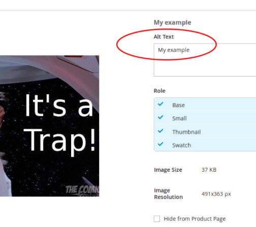 ข้อความแสดงแทนสำหรับรูปภาพเว็บไซต์คืออะไร