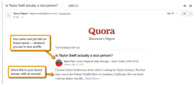 Ajută Quora SEO