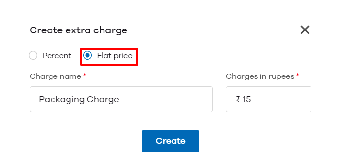 Dukaan'daki Özelliklerin Tam Listesi ve Ürün Güncellemeleri 6 different delivery fees