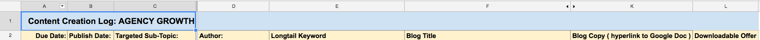รูปแบบตัวอย่างกลยุทธ์เนื้อหา