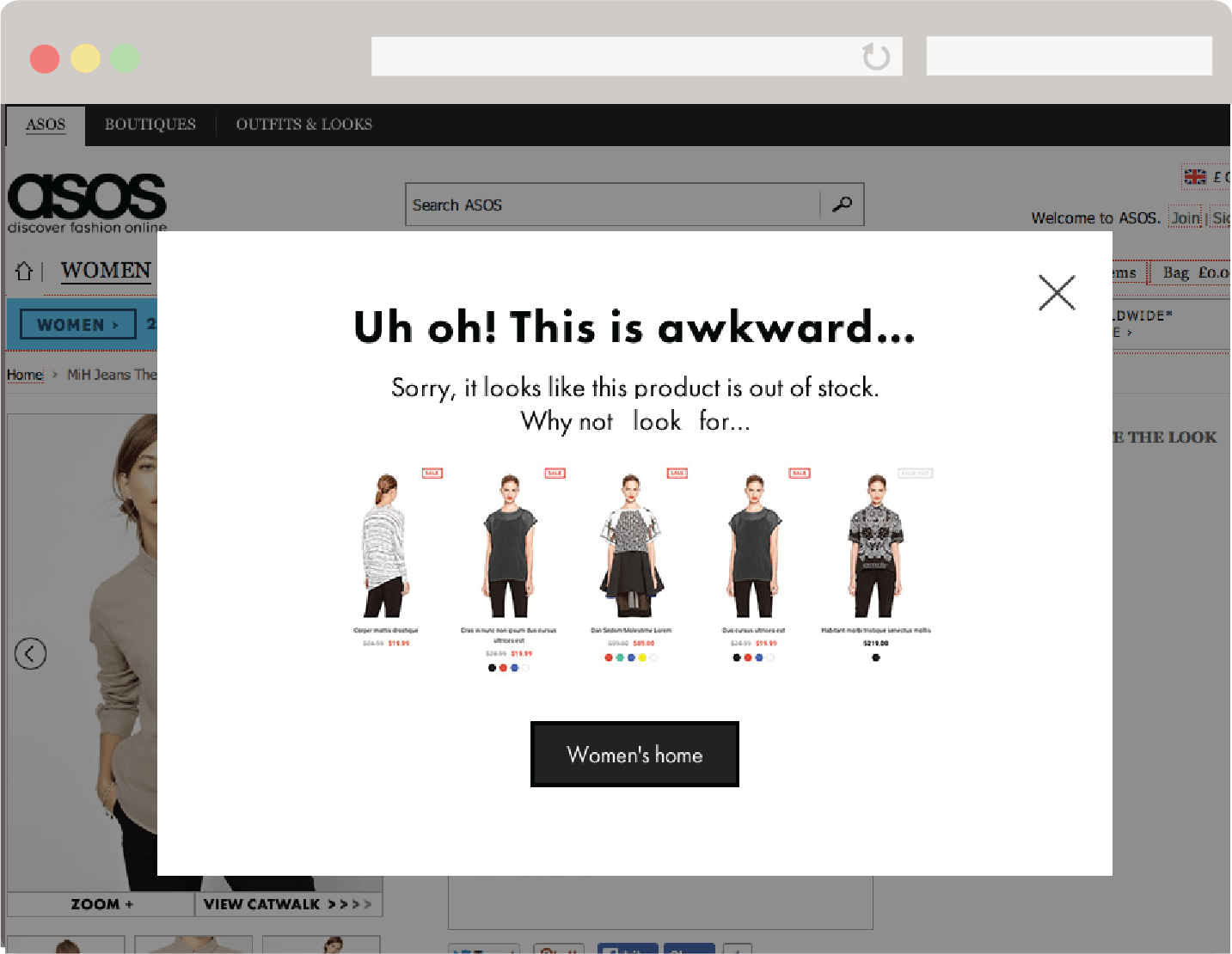 Recomendar outros produtos