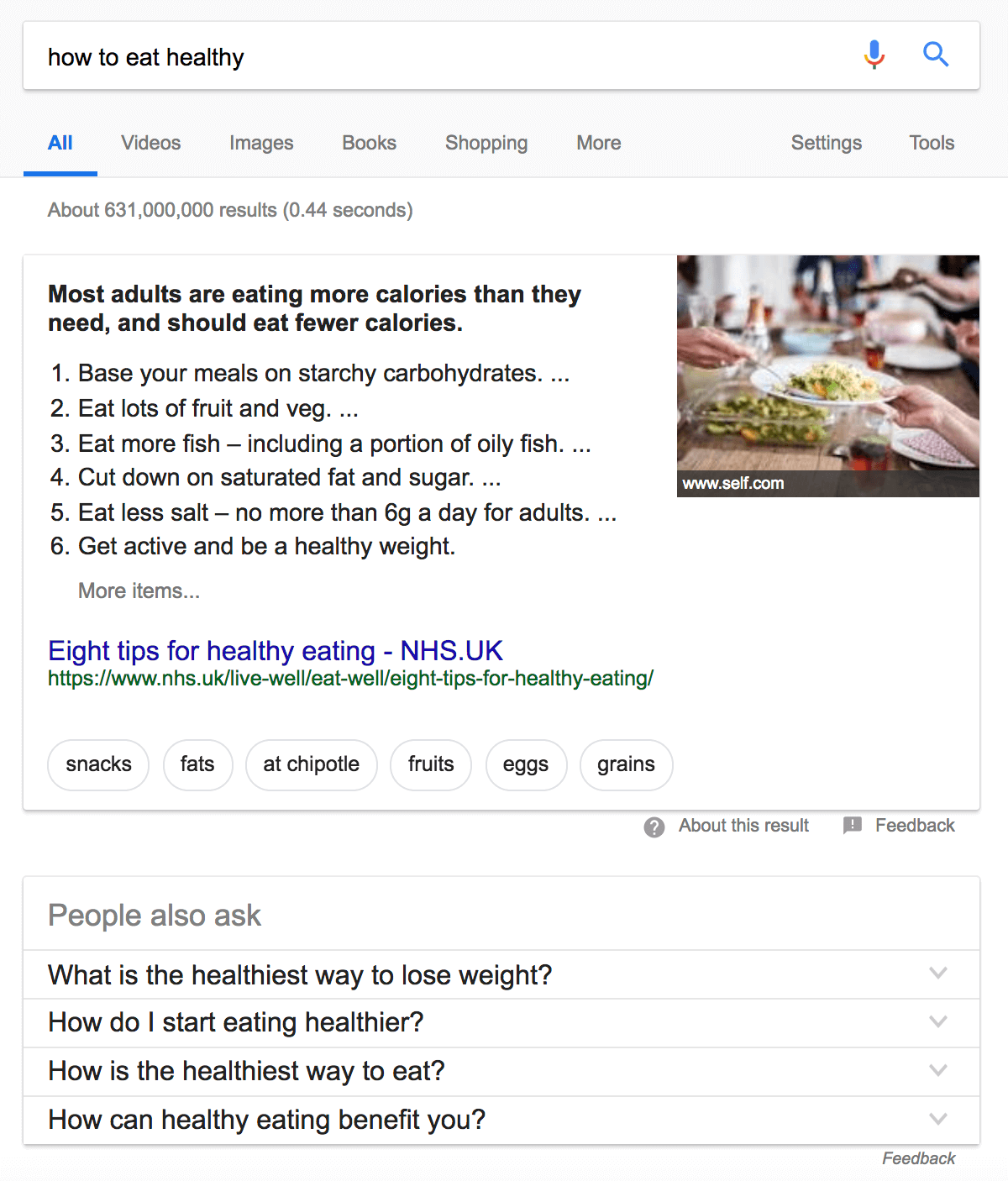 Elenco frammenti in primo piano