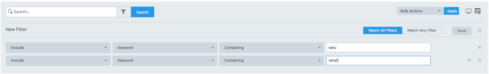 Filtrar Rank Checker por pregunta - Raven Tools