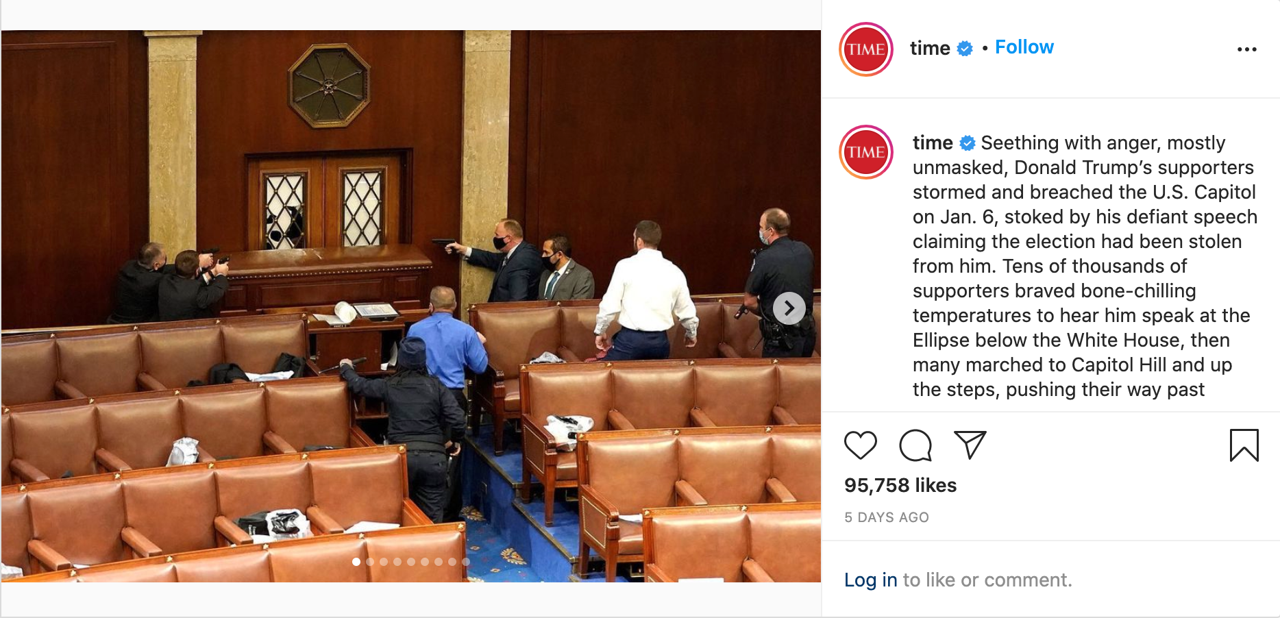 唐納德特朗普 Insta Post 2