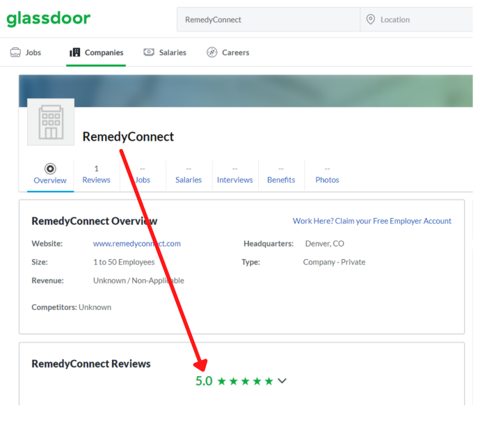 Remedy Connect Glassdoor
