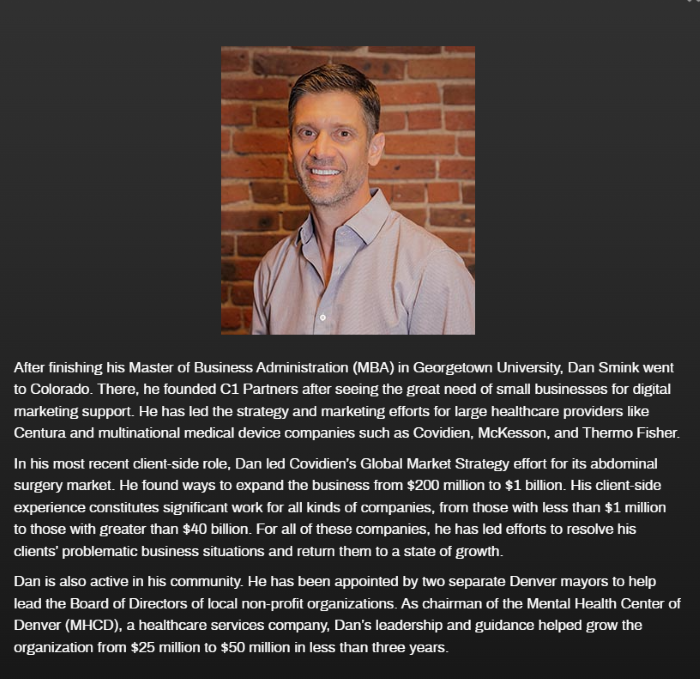 Partenaires C1 Dan Smink