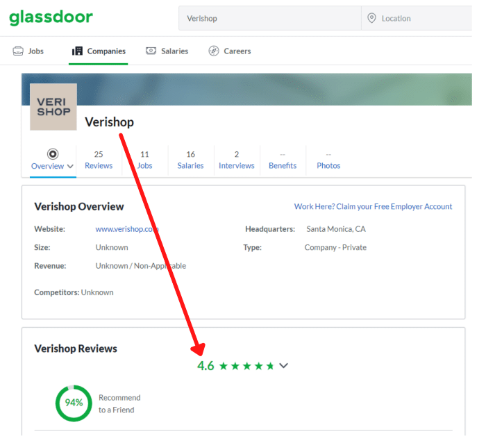 فيريشوب جلاس دور