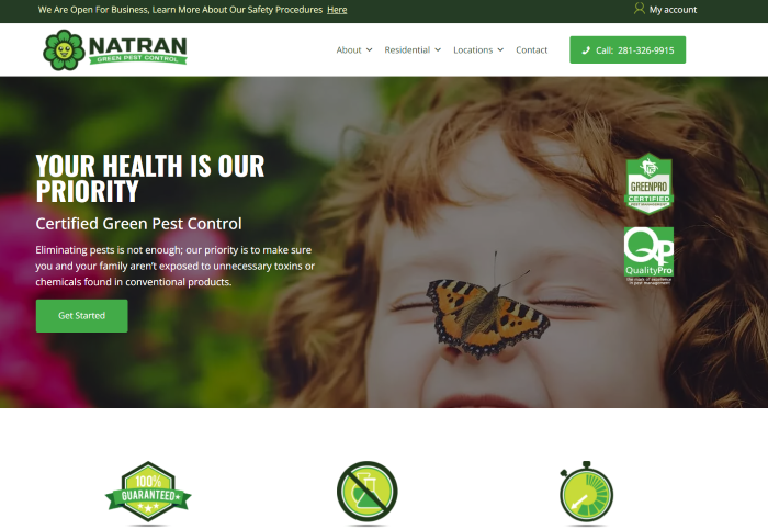 ナトランホームページ