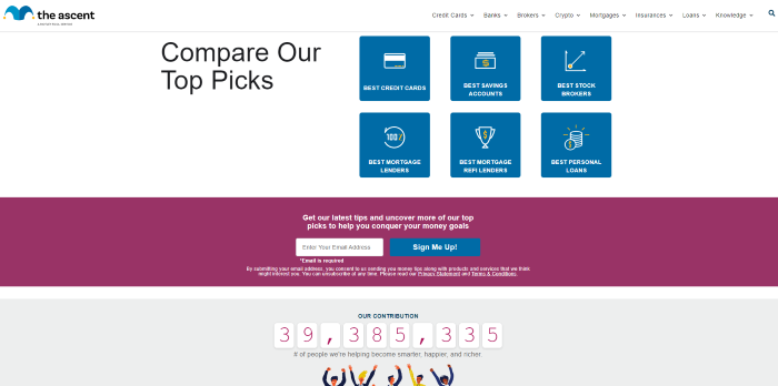 アセントホームページ