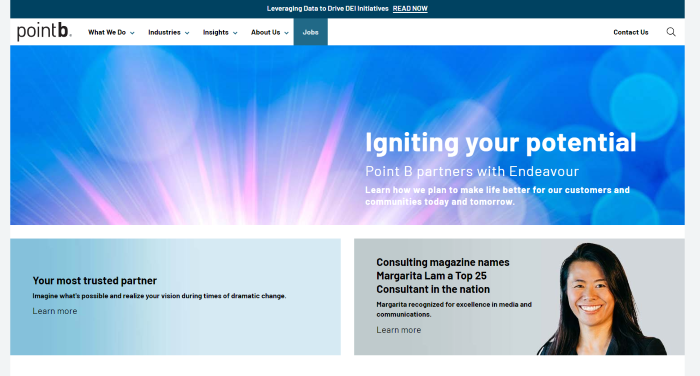 PointBホームページ