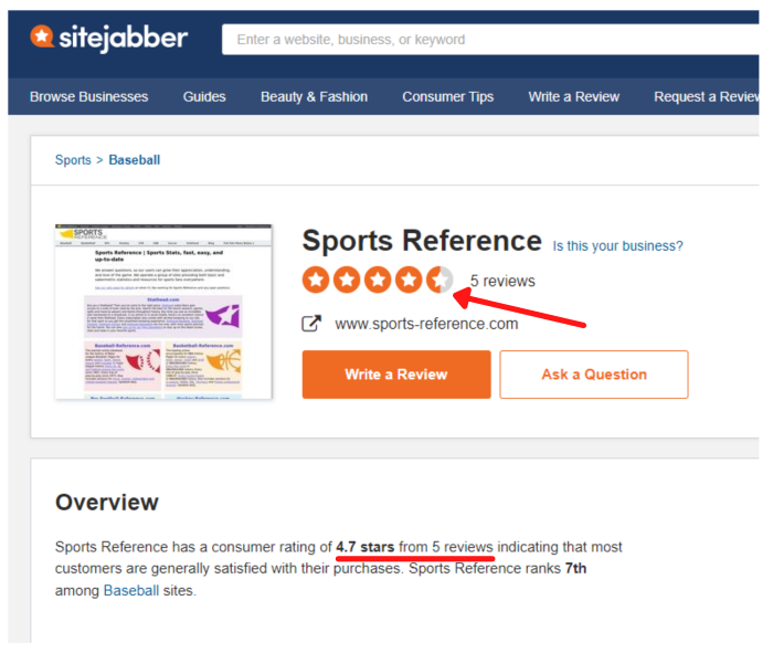 스포츠 참조 사이트Jabber