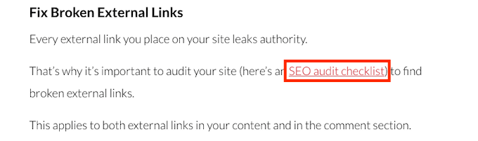 مثال على الارتباط الداخلي