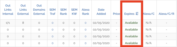 menjatuhkan domain spamzilla
