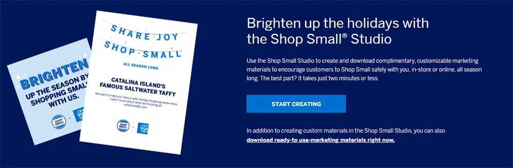 小型企业网络周营销示例