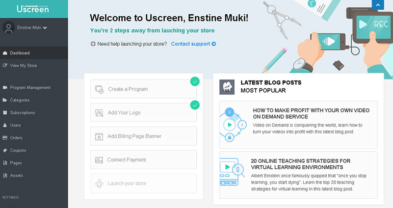 如何使用 Uscreen 轻松创建视频课程网站