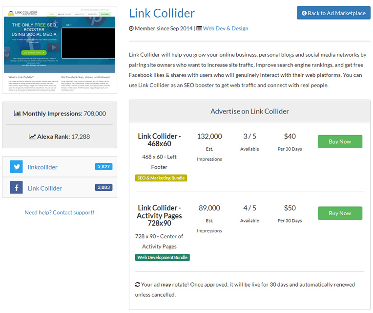 PublicityClerksは代替のselladsを購入します