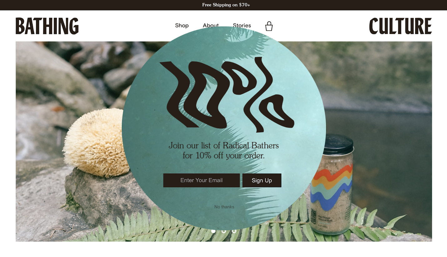 29 przykładów wyskakujących okienek e-mail, aby uzyskać więcej subskrybentów biuletynów site exit intent pop up - 29 Email Popup Examples to Get More Newsletter Subscribers
