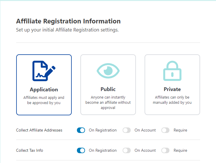 aplikasi afiliasi | Afiliasi Mudah Configure the affiliate application process using Easy Affiliate