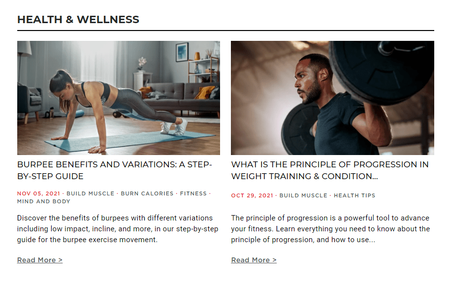 blog kesehatan-kebugaran | Afiliasi Mudah An example of a health and fitness website