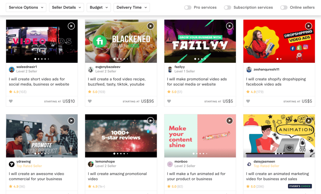 fiverr-video-iklan | Afiliasi Mudah Video creation is one of the top affiliate marketing tasks for freelancers.
