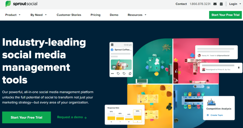 Sprout-Social-Social-Media-Management-解決方案 |輕鬆加盟 SproutSocial homepage