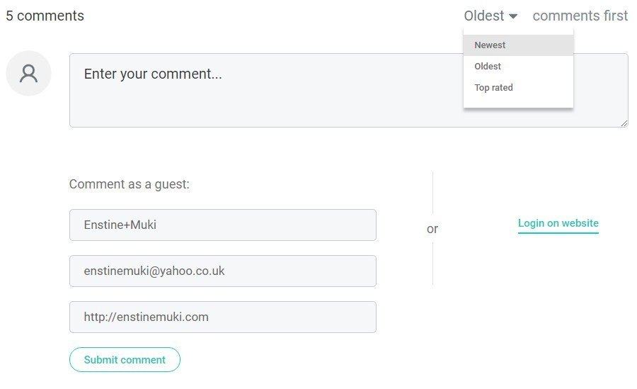Plugins de comentários do Wordpress