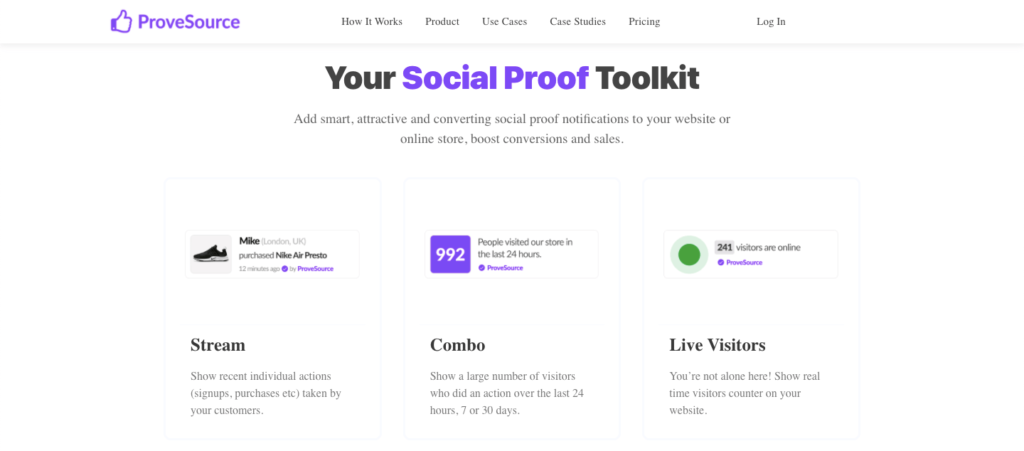 證明來源 |輕鬆加盟 ProveSource's social proof toolkit.