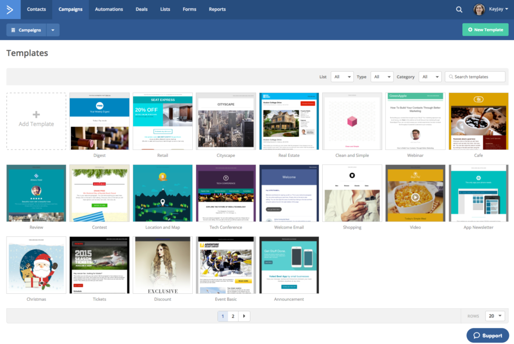 activecampaign 電子郵件模板 |輕鬆加盟 activecampaign email templates