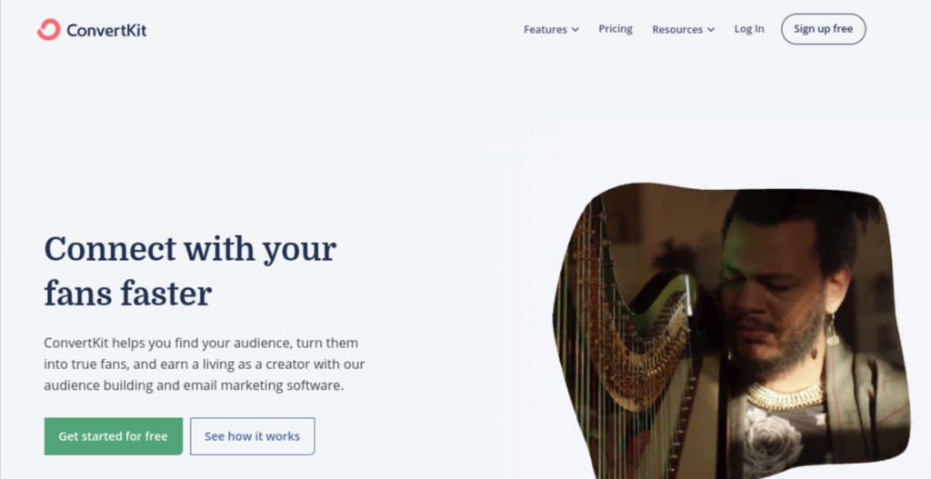 ConvertKit _ Ema |輕鬆加盟 ConvertKit homepage