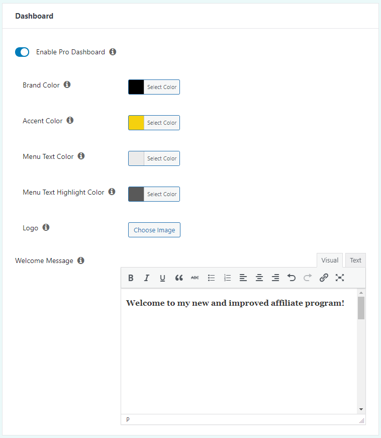 |輕鬆加盟 EA affiliate dashboard message