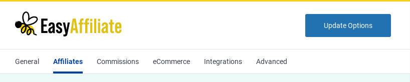 Zakładka afilianci EA | Łatwy partner Easy Affiliate affiliates tab