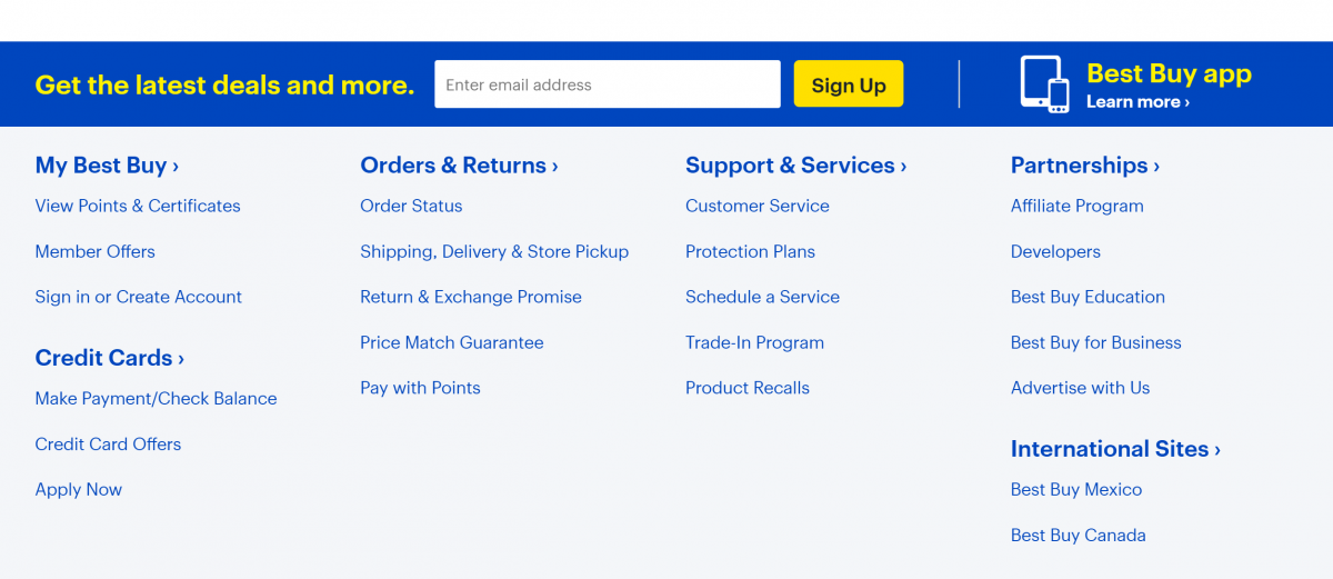 5 種類型的電子商務電子郵件模板可推動更多銷售(+22 示例) bestbuy e1533817726153 - 5 Types of Ecommerce Email Templates to Drive More Sales (+22 Examples)