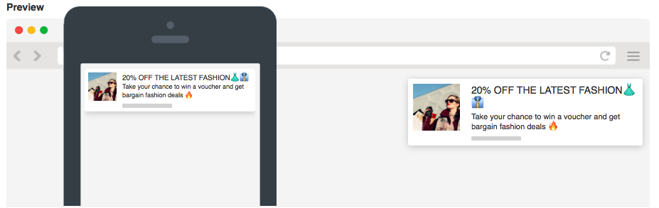 Comerț electronic Push Ads