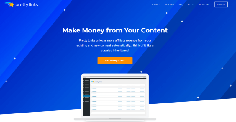 漂亮的鏈接主頁 |輕鬆加盟 The Pretty Links homepage.