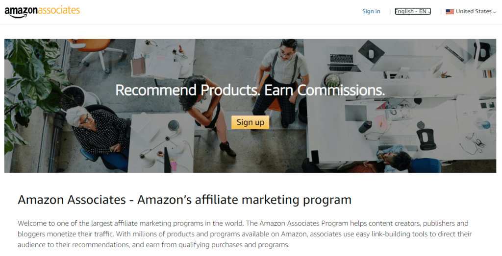 amazon-associates-主頁 |輕鬆加盟 The Amazon Associates affiliate network