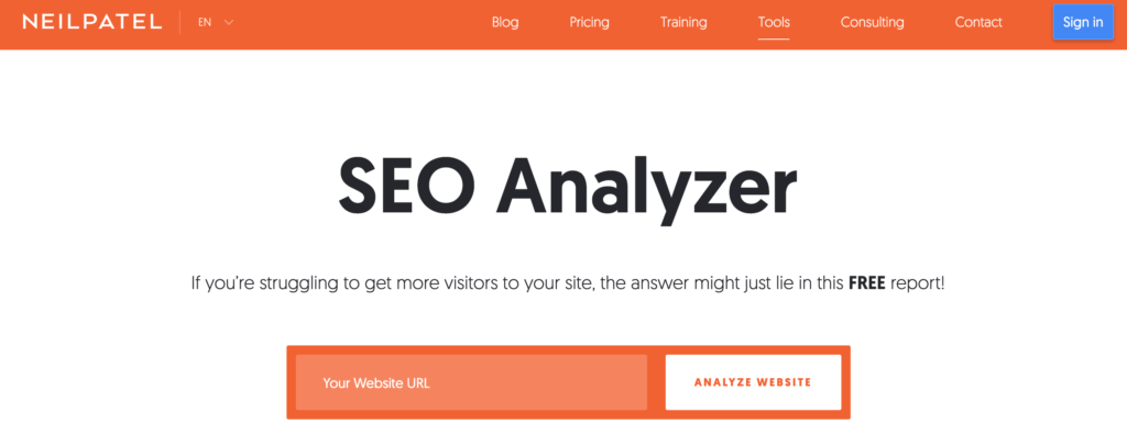 seo 分析器報告 |輕鬆加盟 The SEO Analyzer tool.