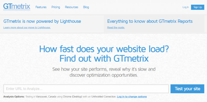GTmetrix 主頁 |輕鬆加盟 The home page for GTmetrix, a speed testing tool.