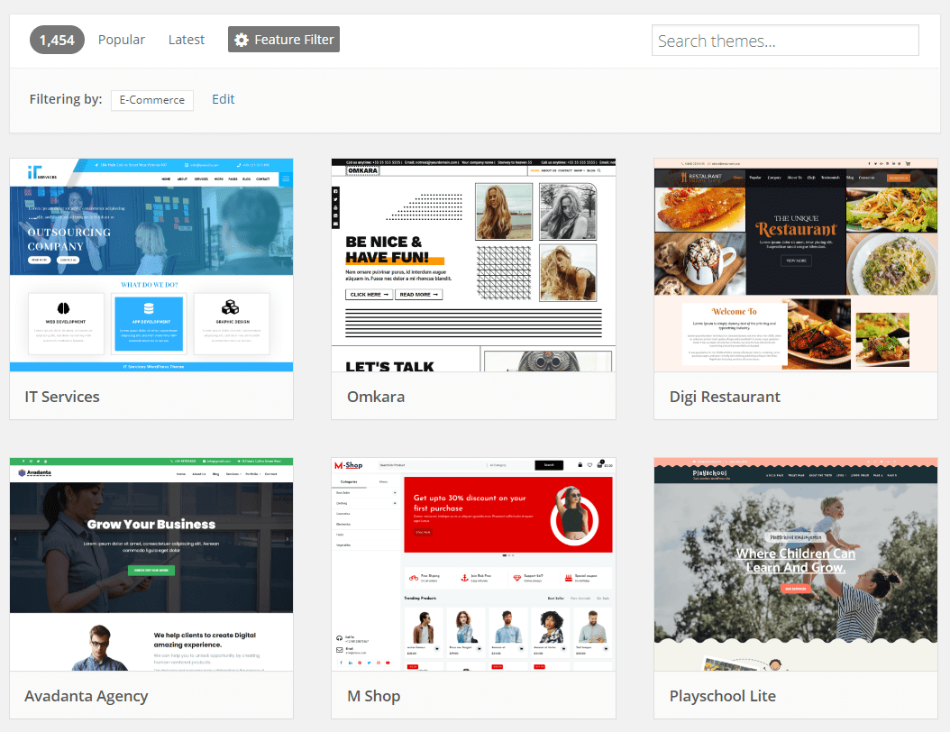 WordPress-motywy-e-commerce | Łatwy partner Examples of WordPress ecommerce themes