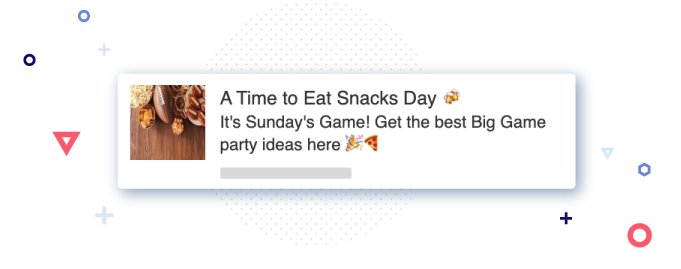 푸시 광고 취미 및 관심