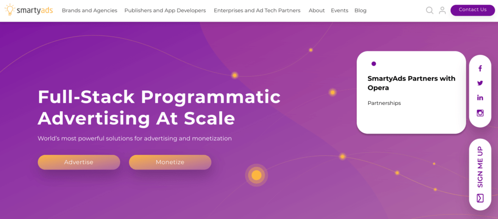 smartyads-programmatic-advertising | Łatwy partner The SmartyAds programmatic advertising tool.