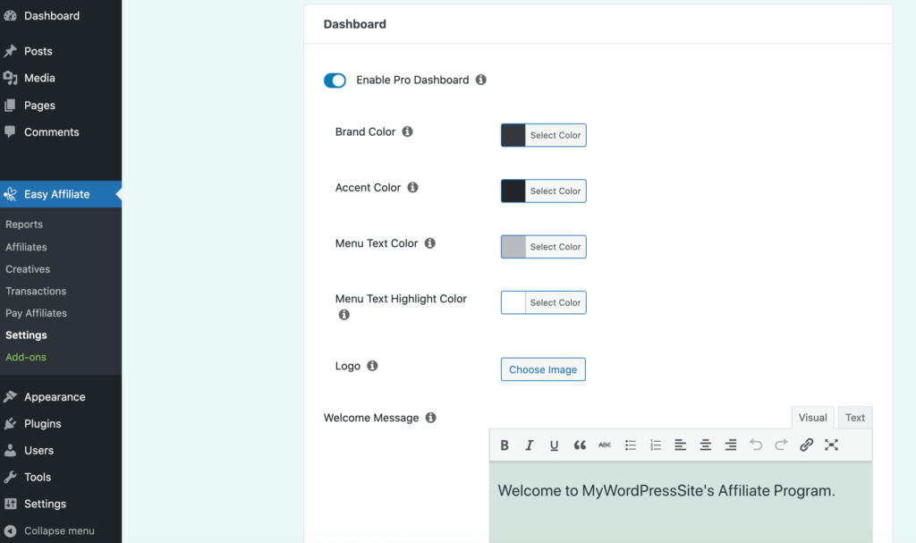 fácil-afiliado-panel | Fácil Afiliado The Easy Affiliate WordPress plugin.
