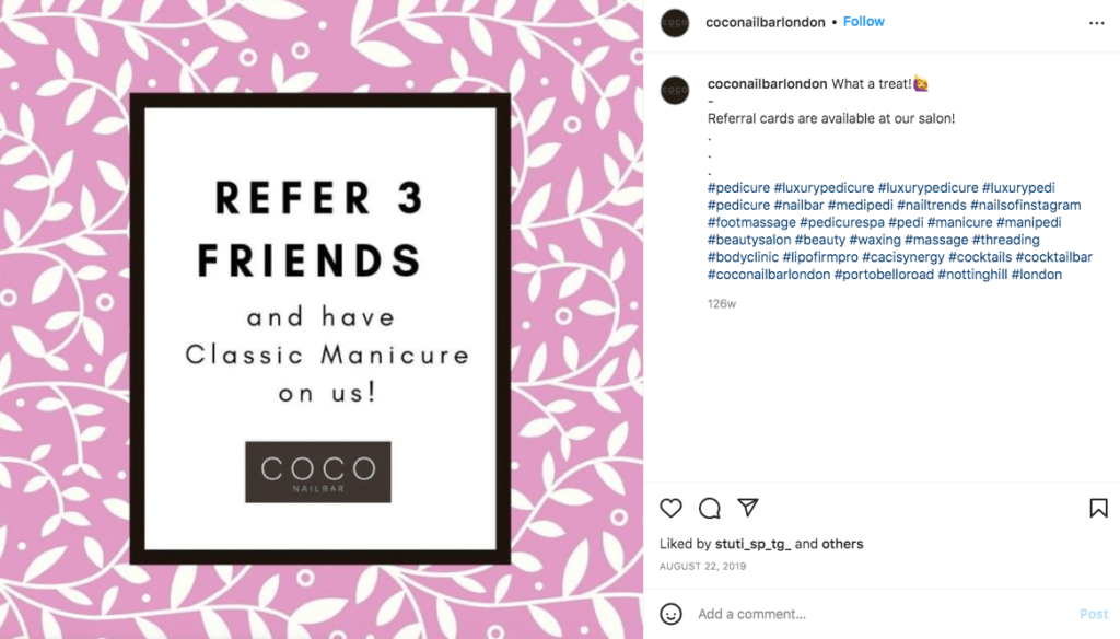 スクリーンショット-2022-01-20-at-9.02.45-AM|簡単なアフィリエイト CoCo Nail Bar referral program on Instagram