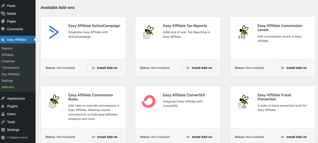 簡単アフィリエイトアドオン|簡単なアフィリエイト An add-on and MLM plugin for WordPress.