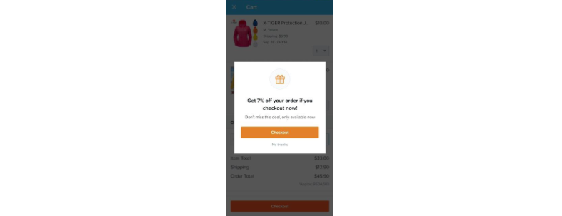 Como expandir seu negócio de comércio eletrônico com comunicações móveis personalizadas Wish Offer for Cart Abandoners - How to Scale Up Your Ecommerce Business with Personalized Mobile Communications