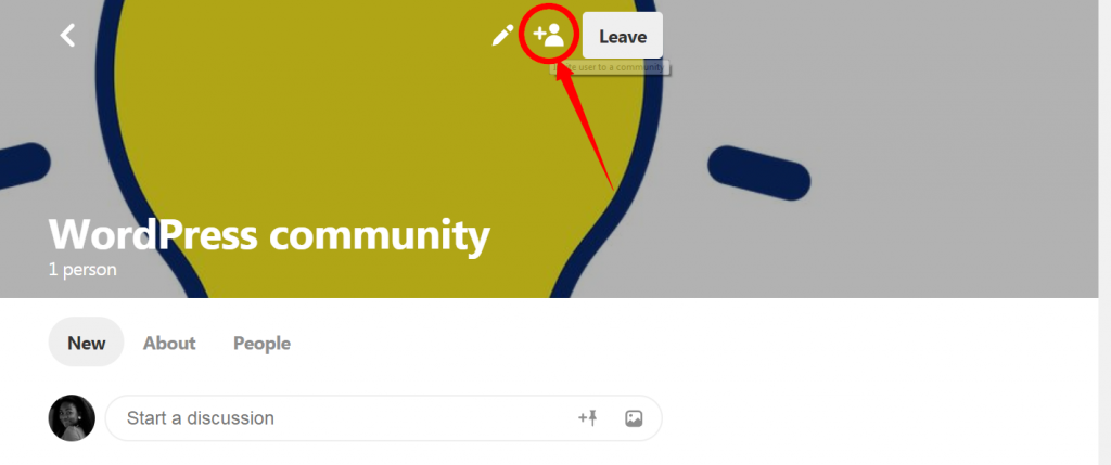 icona della gente di Pinterest