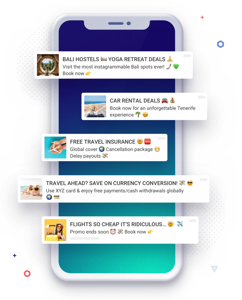 Travel Vertical 2021 推送广告示例