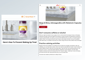 tautan afiliasi dipromosikan dengan iklan asli